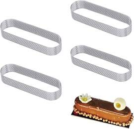 Zolara 4 Stück Teiliges Set Ovale Tortenringe,