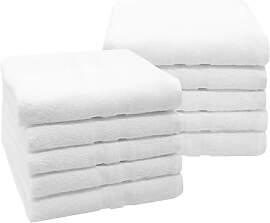 ZOLLNER 10er Set Handtücher in 50x100 cm -