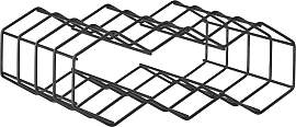 Zone Denmark Rocks Weinregal 28,8 cm Black