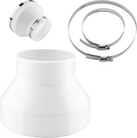 Zosenyer Abluftschlauch Adapter, Reduzierstück