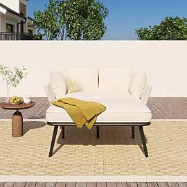 Zravenna Gartenlounge Outdoor Sonnenliege 2
