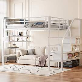 Zravenna Metall Hochbett 140 * 200cm, Freiraum