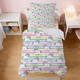 ZTYROLJ Bettwäsche 135x200 für Kinder Mädchen,