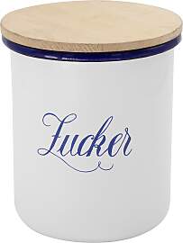 Zuckerdose KRÜGER "Husum", weiß,