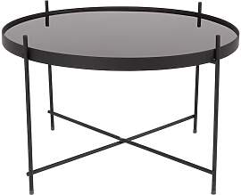Zuiver Beistelltisch aus schwarzem Metall und