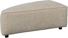 Zuiver Pouf aus Cordstoff beige, 1 Sitzplatz,