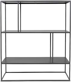 Zuiver Wandregal aus grauem Metall, modular,