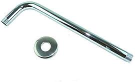 Zulaufarm Wandarm Metall verchromt für Duschkopf