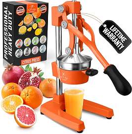 Zulay Kitchen Saftpresse Manuell aus Gusseisen,