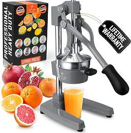 Zulay Kitchen Saftpresse Manuell aus Gusseisen,