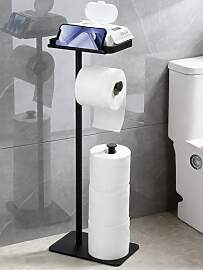 ZUNTO Freistehender Toilettenpapierhalter mit