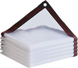ZUYEKWXS Abdeckplane Wasserdicht Transparent