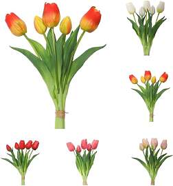 ZVD Tulpen Künstlich wie Echt, Kunstblumen,