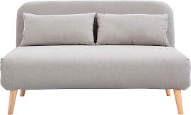 Zweisitzer-Schlafsofa aus beigem