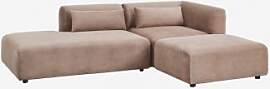 Zweiteiliges Modulares Ecksofa Mit Chaiselongue