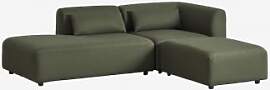 Zweiteiliges Modulares Ecksofa Mit Chaiselongue