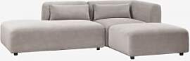 Zweiteiliges Modulares Ecksofa Mit Chaiselongue