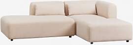 Zweiteiliges Modulares Ecksofa Mit Chaiselongue