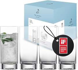 Zwiesel Glas Longdrinkglas Echo (4-er Set),