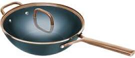 Zwilling Milano Wok mit Glasdeckel  Blau 30 cm -