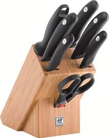 ZWILLING Style Messerblock, 8-teilig, Bambusblock, 