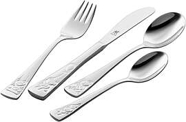 ZWILLING Teddy Kinderbesteck-Set, 4-teilig, Mit