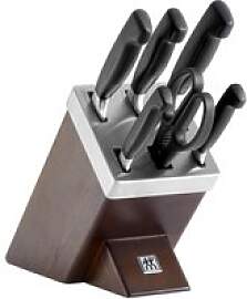 Zwilling Vier Sterne Messerblock braun