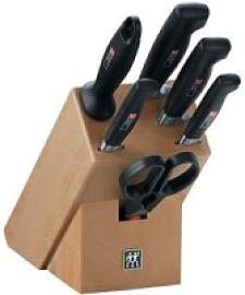 Zwilling Vier Sterne Messerblock inklusive Messer