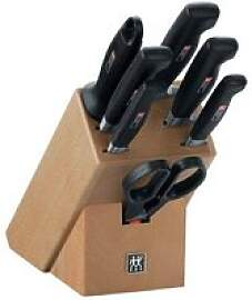 Zwilling Vier Sterne Messerblock inklusive Messer