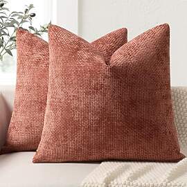 ZWJD Kissenbezug 45x45 2er Set Chenille