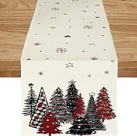 ZWJD Tischläufer Weihnachten 40x100 cm