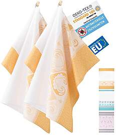 ZWOLTEX Antimikrobiale Jacquard Geschirrtücher