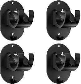 ZYEKIU 4 Stücke Gardinenstange Ohne Bohren