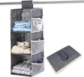 Zykra Hängeaufbewahrung Schrank Organizer mit 3
