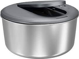 Zyliss Swift Dry Salatschleuder Edelstahl Klein,