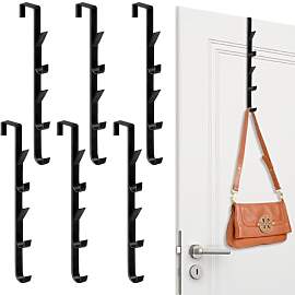 ZYNERY 6 Stück x 5 Haken Türgarderobe,