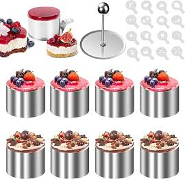 ZYNERY 8 Stück Dessertringe und Speiseringe, Ø