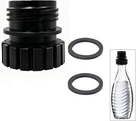 ZY-otu Adapter für Sodastream Glasflasche,